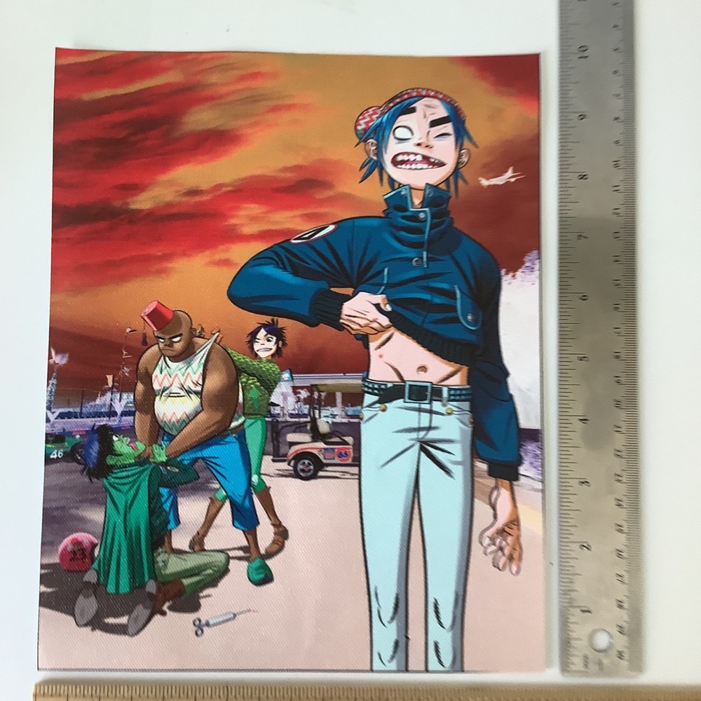 Gorillaz "Aries" Song Machine Season 1 Project Canvas Print 8 x 10